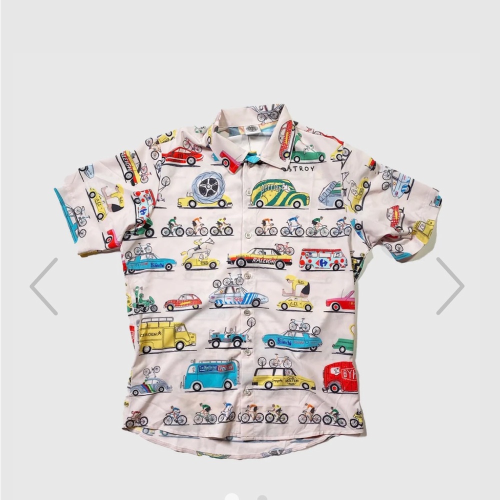 EUC Ostroy resort shirt • size medium